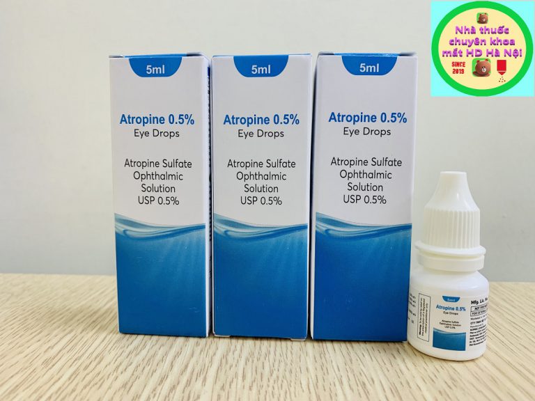 Atropine 0.5 % 5ml - Ấn Độ - Nhà thuốc chuyên khoa mắt HD Hà Nội